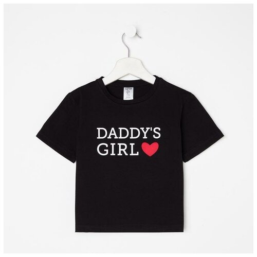 футболка promarket для девочки, черная
