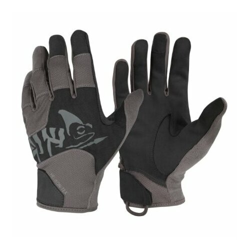 мужские кожаные перчатки helikon-tex, черные