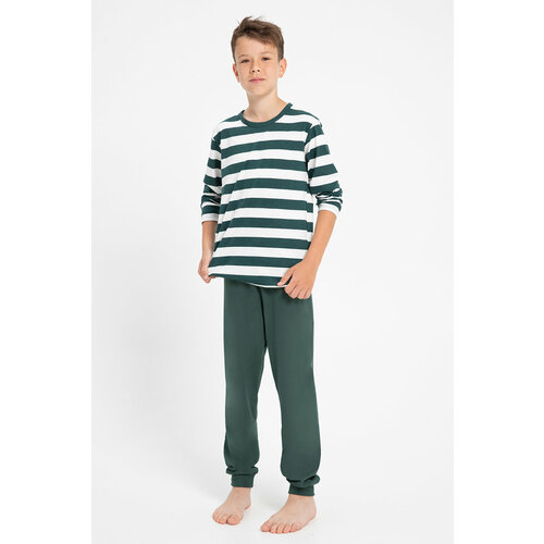 пижама taro для мальчика, зеленая