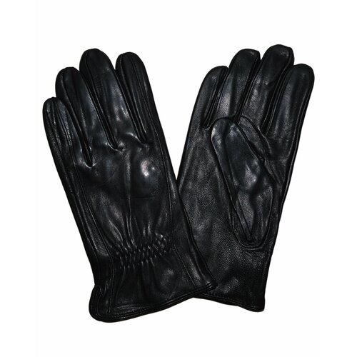 мужские кожаные перчатки maestro, черные