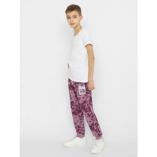 брюки с брюками cherubino для мальчика, фиолетовые
