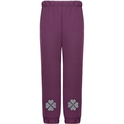 повседневные брюки stylish amadeo для девочки, фиолетовые