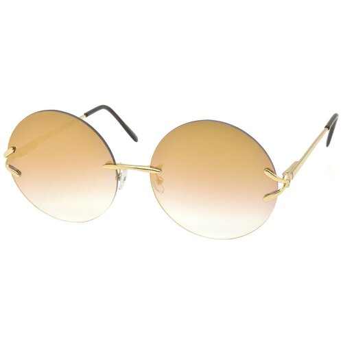 женские солнцезащитные очки valentin yudashkin, золотые