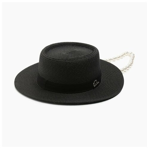 женская шляпа minaku, черная