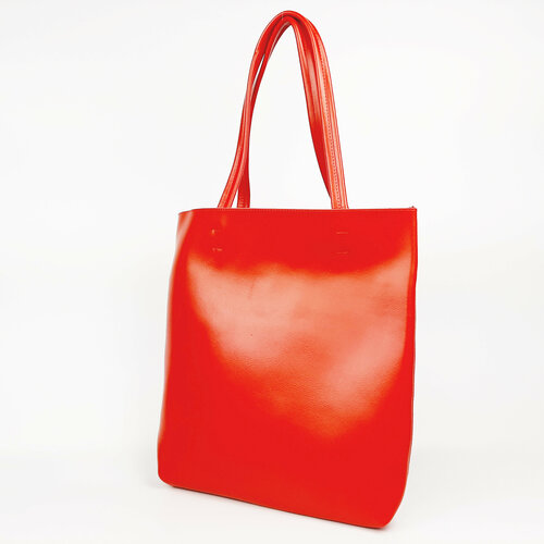 женская сумка-шоперы fuzi house, красная