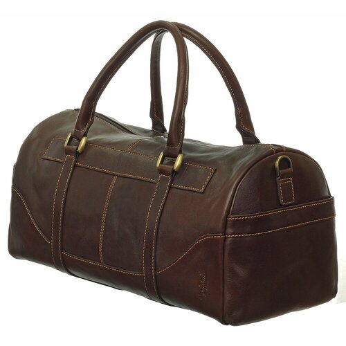 мужская дорожные сумка tony perotti, коричневая