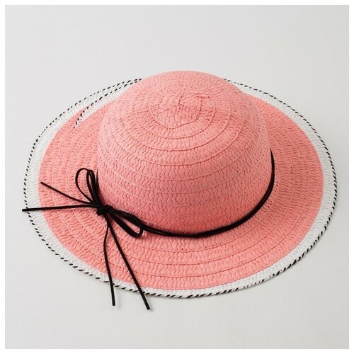 шляпа minaku для девочки, розовая