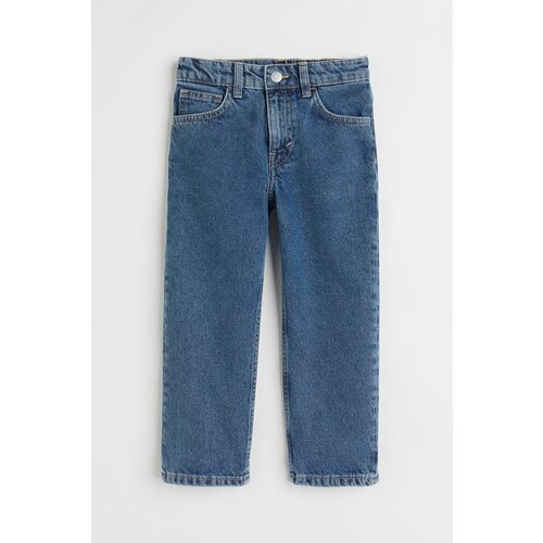 прямые джинсы h&m, синие