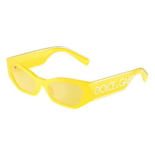 женские солнцезащитные очки dolce & gabbana, желтые