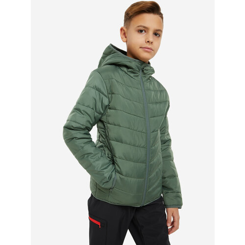 утепленные куртка outventure для мальчика, зеленая