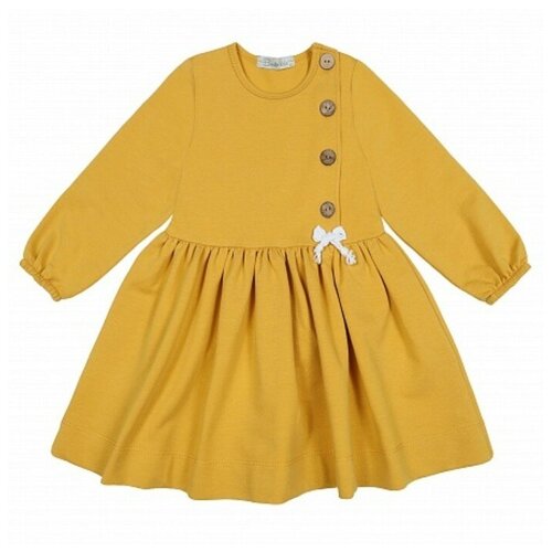 повседневные платье bonito kids для девочки, желтое