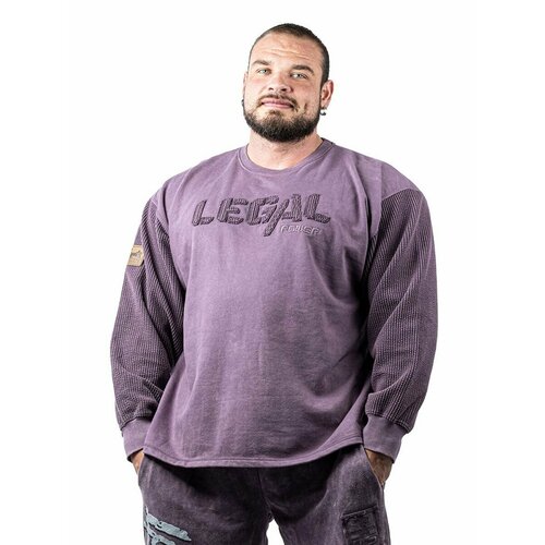 мужской свитер legal power, фиолетовый
