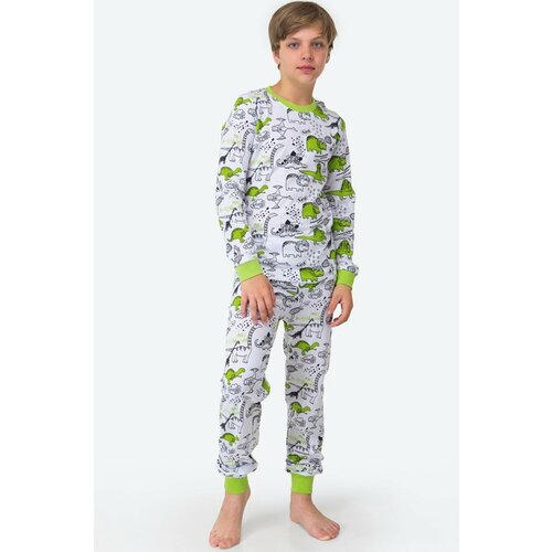 пижама bonito kids для мальчика, зеленая