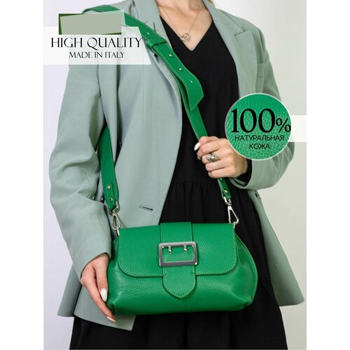 женская сумка-шоперы migliore personaroom, зеленая