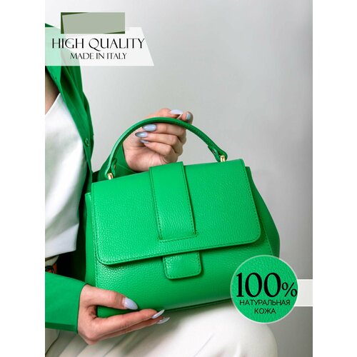 женская сумка-шоперы migliore personaroom, зеленая