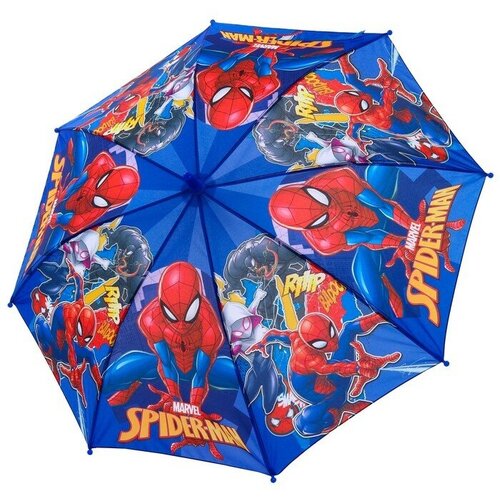 зонт-трости marvel для мальчика, синий