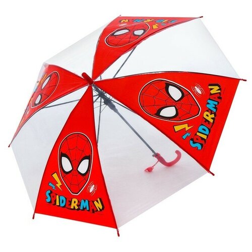 зонт-трости marvel для мальчика, красный