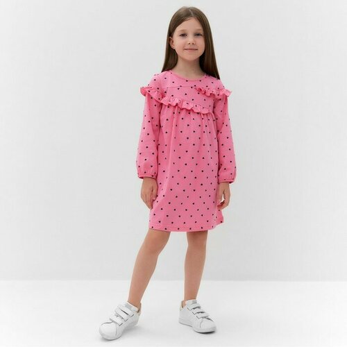 повседневные платье luneva для девочки, розовое