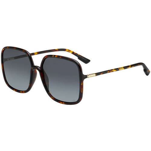 женские солнцезащитные очки dior, коричневые