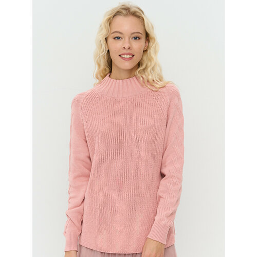 женский свитер удлиненные newvay, розовый