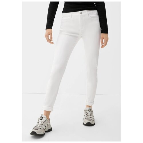 женские джинсы скинни q/s by s.oliver, белые