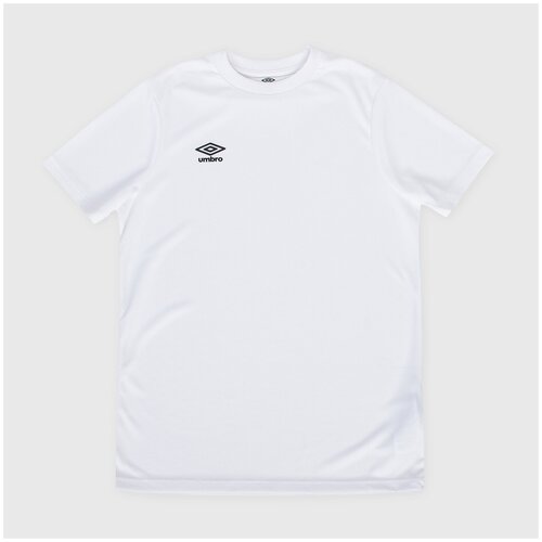 спортивные футболка umbro для мальчика, белая