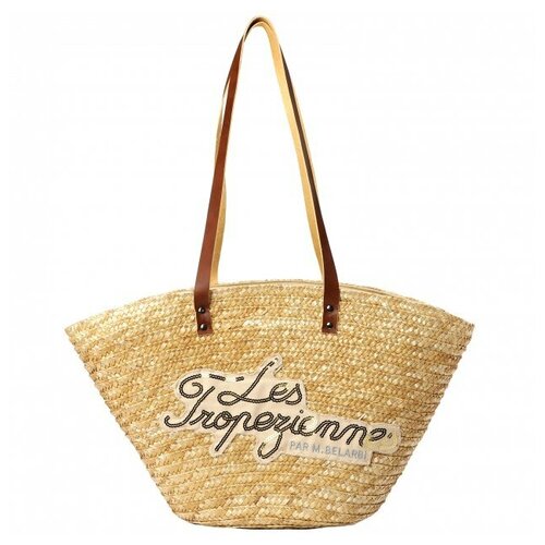 женская пляжные сумка les tropeziennes, бежевая