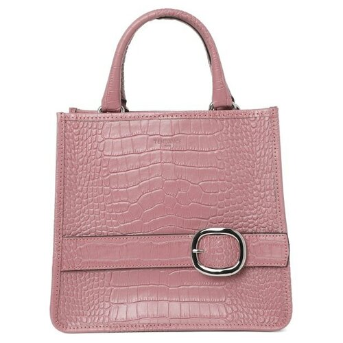 женская кожаные сумка tendance, розовая