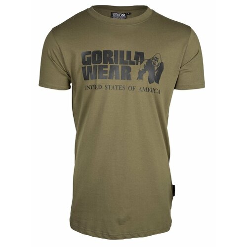 мужская футболка gorilla wear, хаки