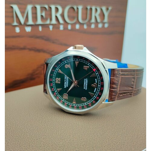 мужские часы mercury, зеленые