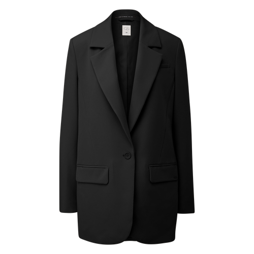 женский пиджак q/s by s.oliver, черный