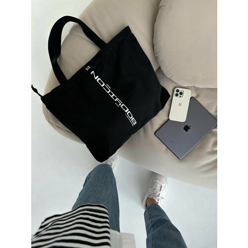 женская сумка-шоперы body icon, черная