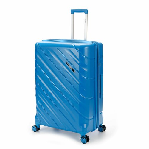 мужской чемодан torber, синий