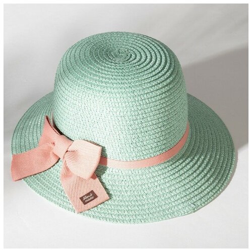 шляпа minaku для девочки, зеленая