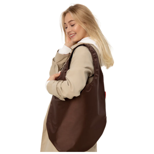 женская сумка-шоперы malurre, коричневая