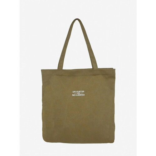 женская сумка-шоперы lan sha wan, коричневая