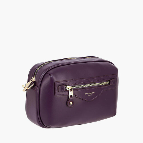 женская сумка через плечо david jones, фиолетовая