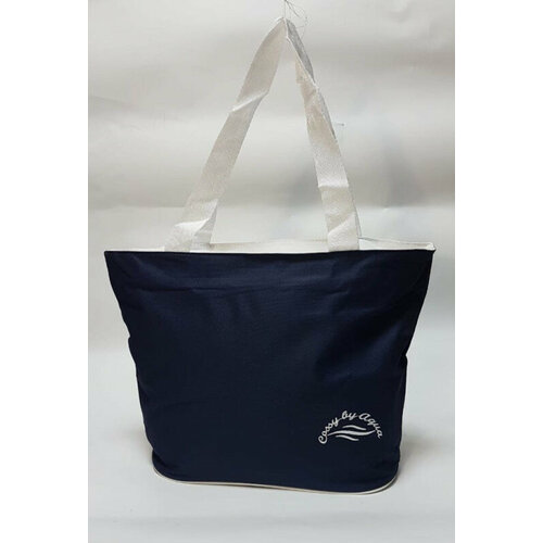 женская пляжные сумка aqua, синяя