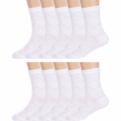 носки альтаир для девочки, белые