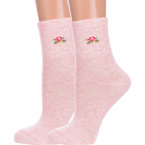 женские носки брестские, розовые
