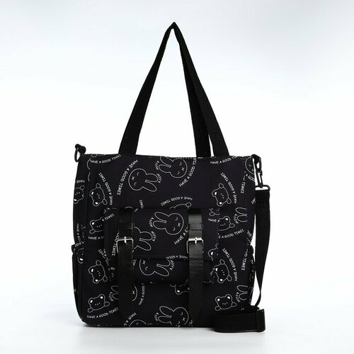 женская сумка-шоперы billimili, черная