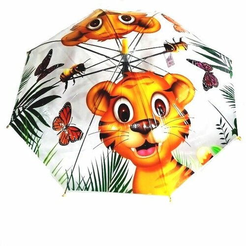 зонт-трости diniya для девочки, разноцветный