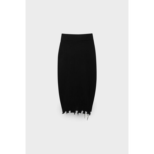 женская юбка-карандаш alpe cashmere, черная