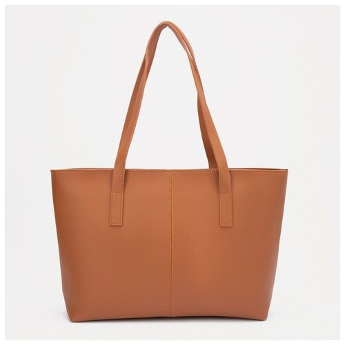 женская сумка-шоперы noname, коричневая