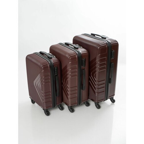 чемодан feybaul, коричневый