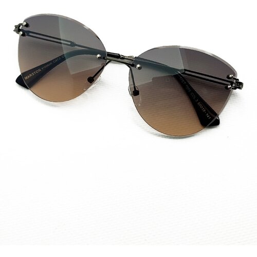 женские солнцезащитные очки оптик хаус, коричневые