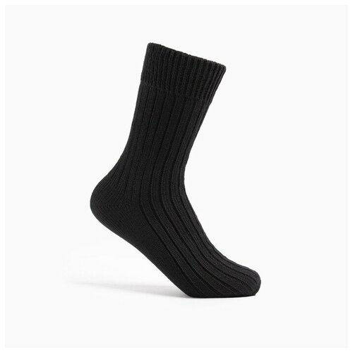 мужские носки стильная шерсть, черные