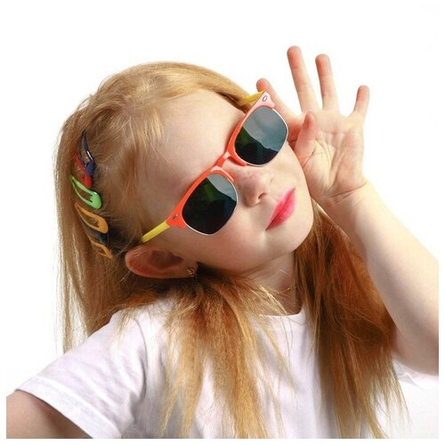 солнцезащитные очки теропром для девочки, красные