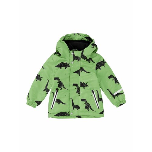 куртка oldos для мальчика, зеленая