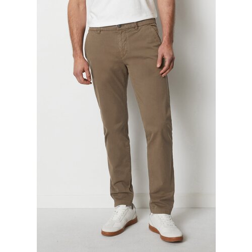 мужские зауженные брюки marc o’polo, коричневые